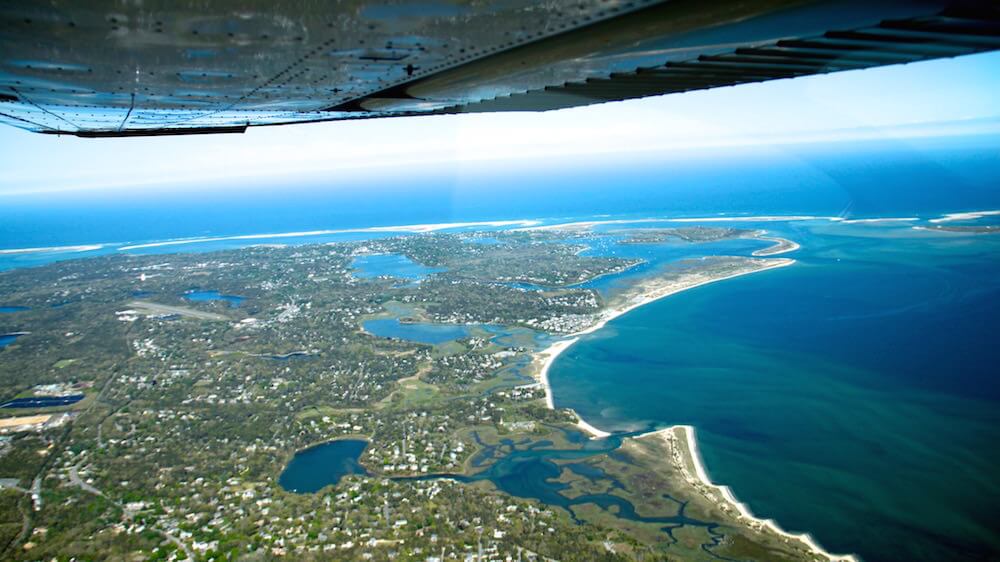 Stick'n Ridder Tours of cape cod from above